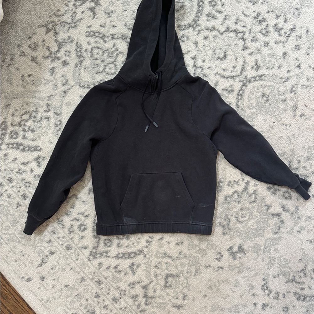 lululemon athletica Black Sweatshirt with hood and front pocket